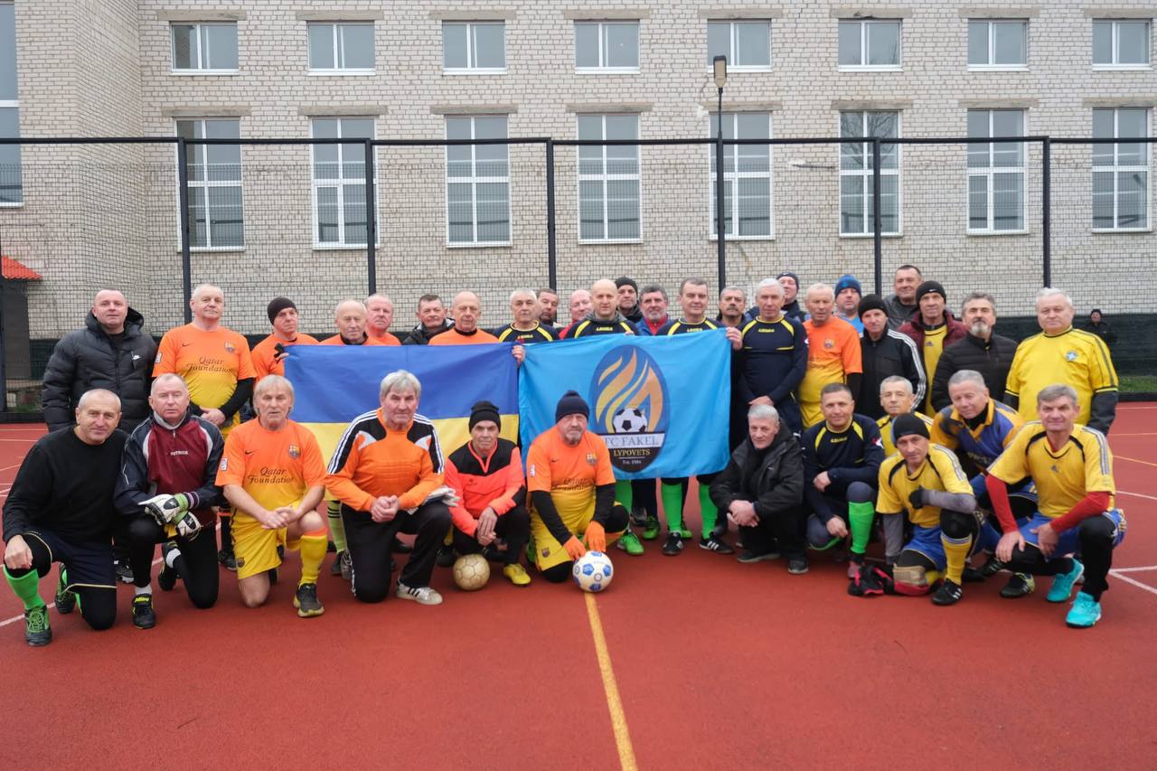 Турнір з футболу 50+ у Липовці: спорт і дружба об’єднали команди