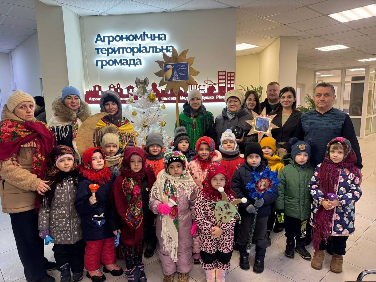 Різдвяна коляда в Агрономічній громаді