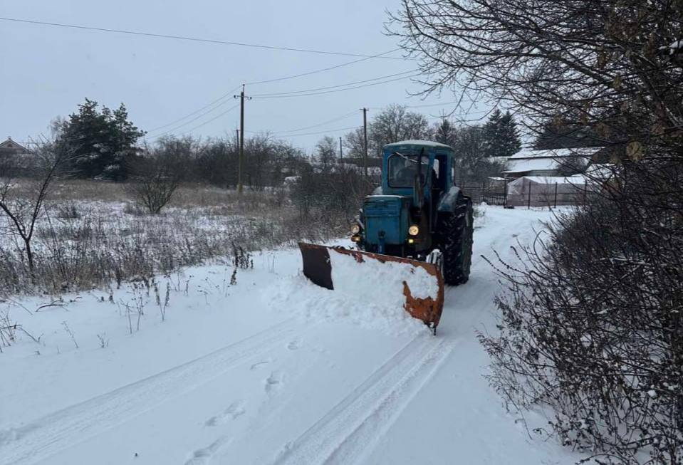 Комунальні служби Турбівської громади працюють у посиленому режимі через ускладнення погодних умов