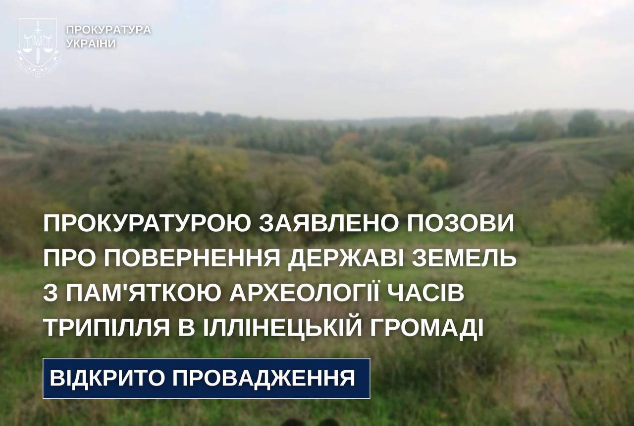 Суд відкрив провадження щодо повернення державі земель із пам’яткою трипільської культури на Вінниччині