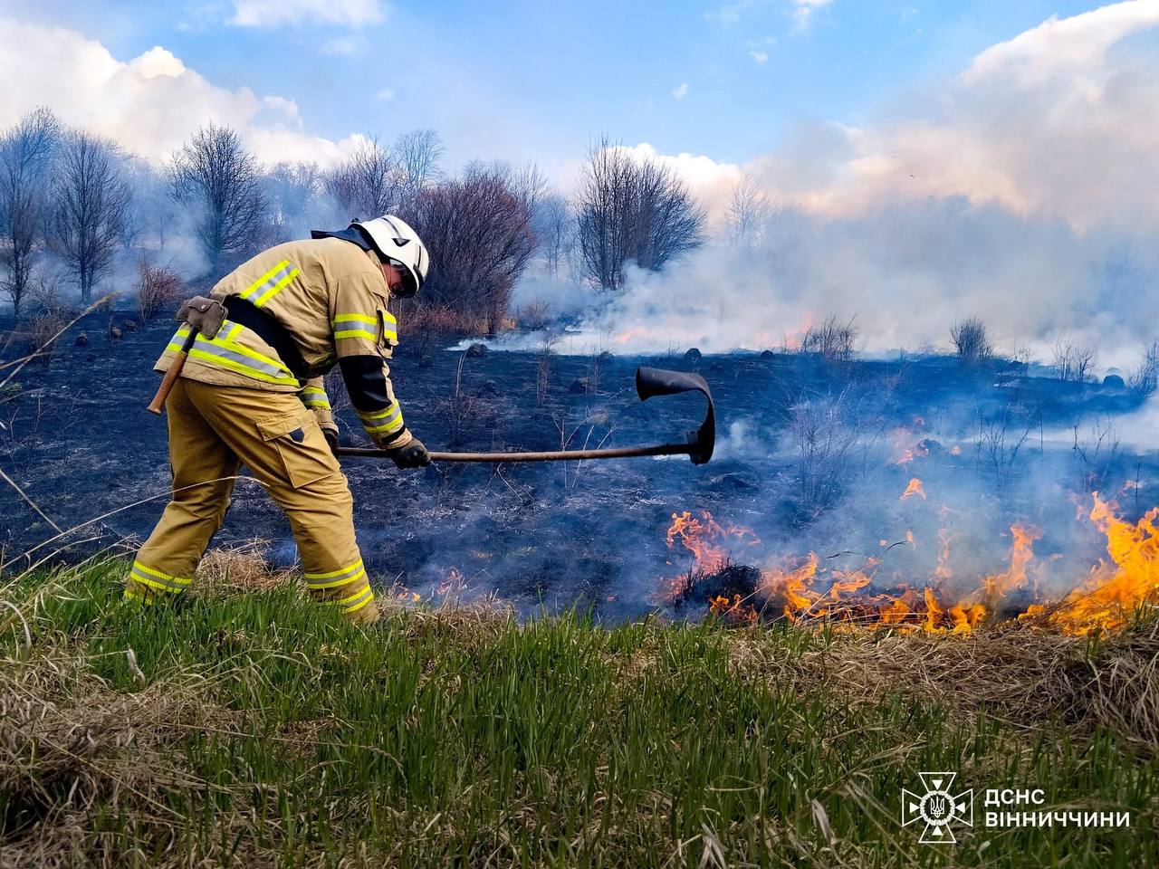 У Вінницькому районі: авто загорілося під час руху, пожежа в будинку та займання на відкритих територіях